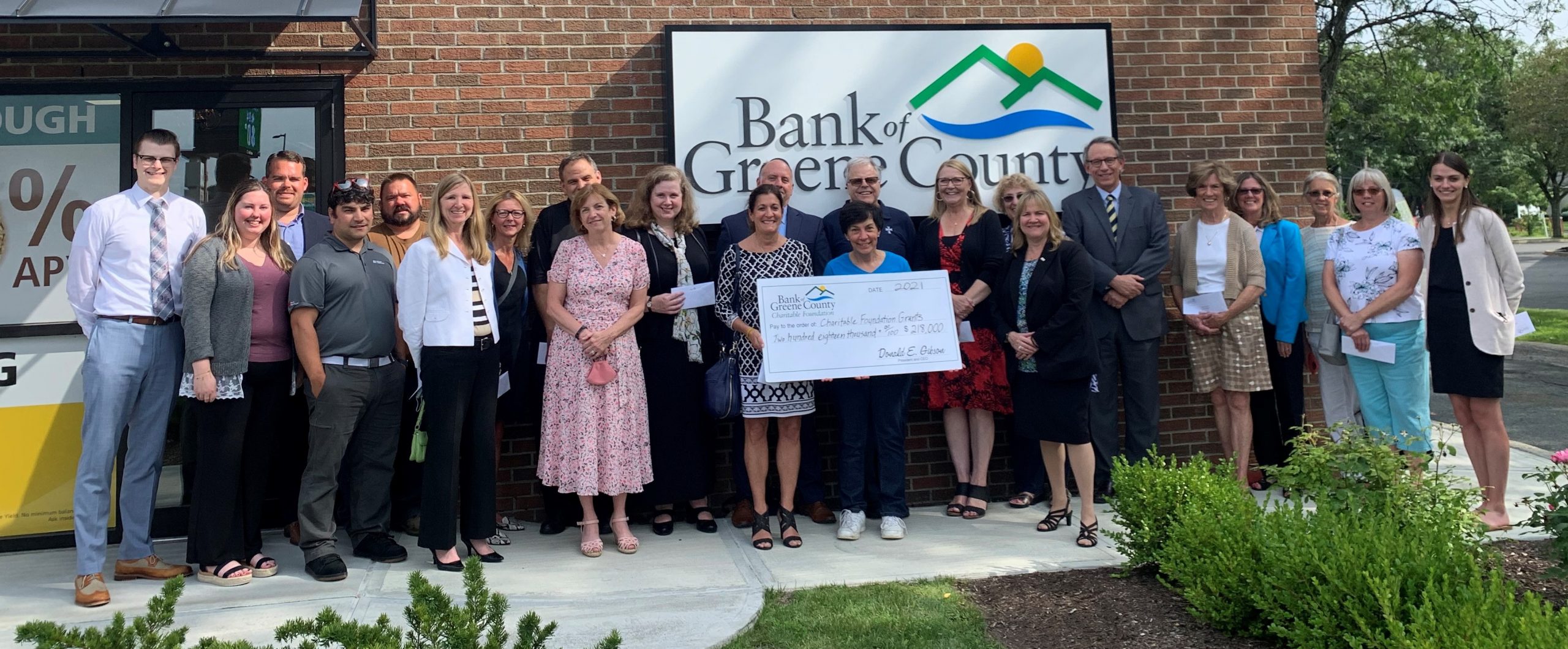 Charitable Ward Ceremony at the Wolf Road Branch