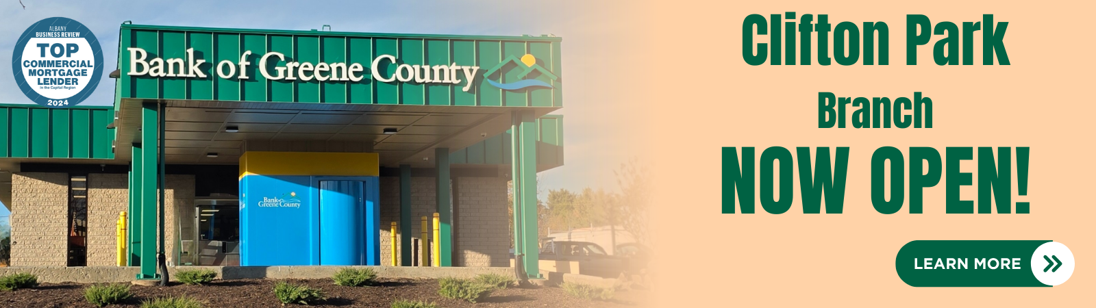 Picture of Clifton Park Branch that is now open.