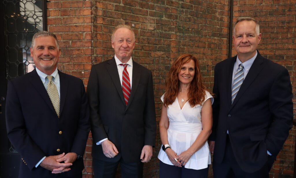 Picture of Jay Cahalan, Steven Kelley, Christine Hein, and Donald Gibson